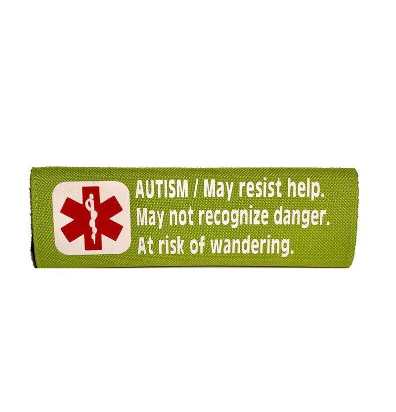 Car Seat/Harness Autism Medical Alert Seat Belt Cover Safety