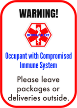 Compromised Immunity Door Decal