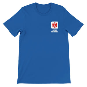 Autism Non-verbal Safety Alert Premium Unisex Crewneck T-shirt