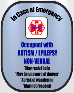 Autism Epilepsy Non-verbal Custom Order