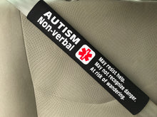 Autism Epilepsy Seizure Medical Alert Seat Belt Cover