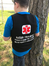 Autism Non-verbal Safety Medical Alert Pressure Vest Adult Youth