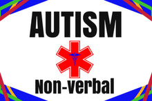 Autism Non-verbal Stick-N-Go Stickers Reusable Any Diagnosis Waterproof Pack of 18