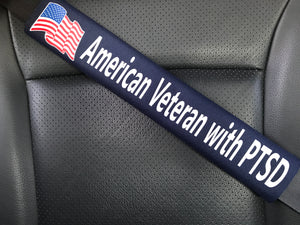 American Veteran PTSD Seat Belt Cover
