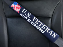 Alzheimers American Veteran Seat Belt Cover