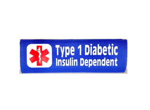 Type 1 Diabetic Insulin Dependent Backpack Seat/Harness Medical Alert Seatbelt Cover