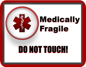 Medically Fragile Stick-N-Go Reusable Any Diagnosis Waterproof Pack of 18