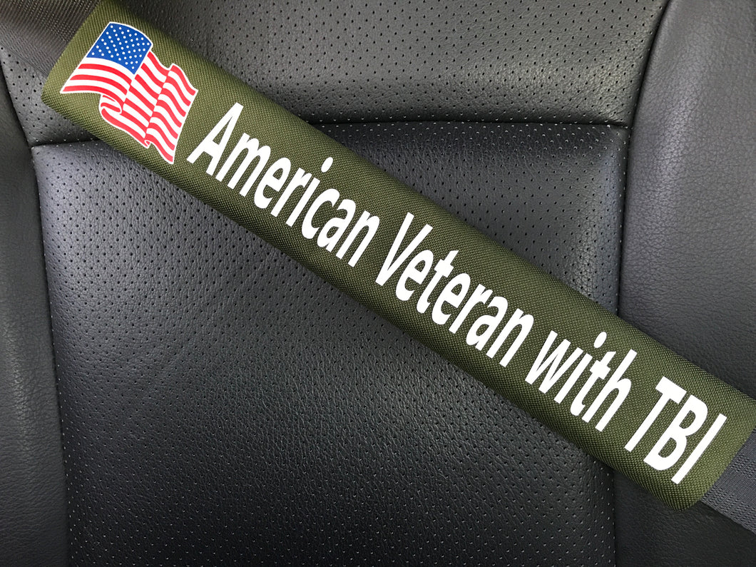 American Veteran TBI Seat Belt Cover