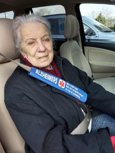 Alzheimers Medical Alert Seat Belt Cover