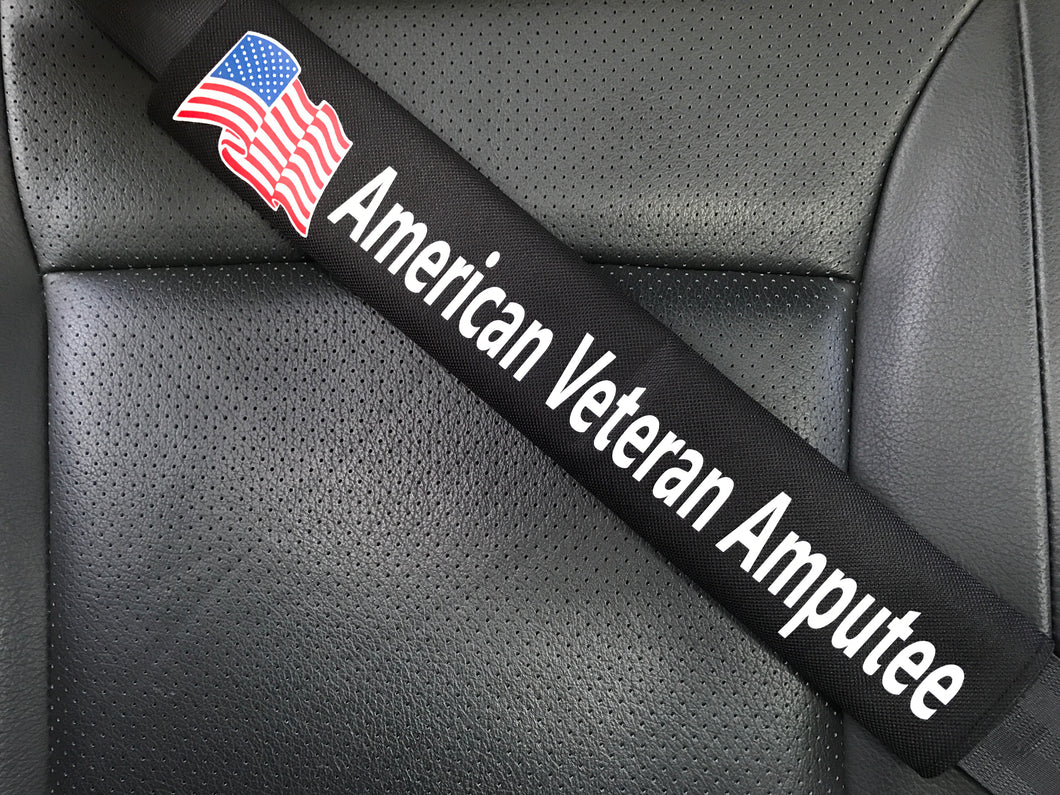 American Veteran Amputee Seat Belt Cover