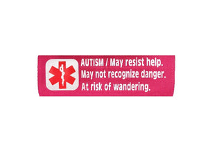 Car Seat/Harness Autism Medical Alert Seat Belt Cover