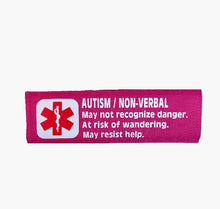 Car Seat/Harness Autism Non-verbal Medical Alert Seat Belt Cover