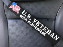 Alzheimers American Veteran Seat Belt Cover